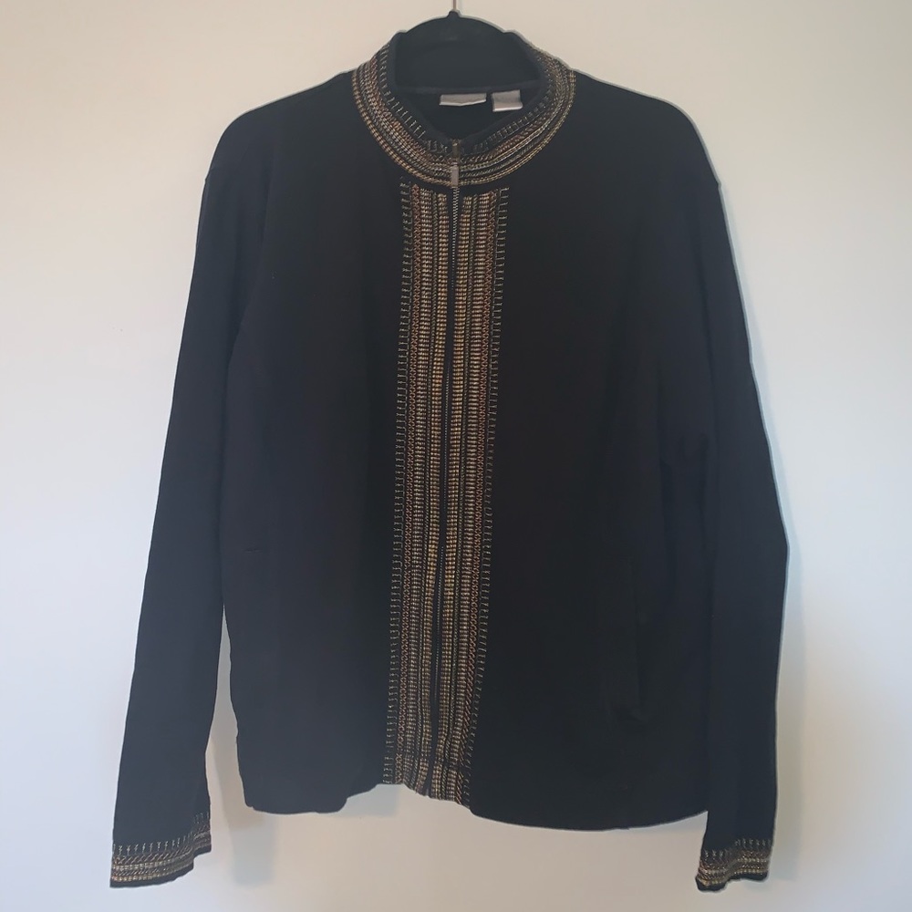 Chico’s women’s zip up sweater